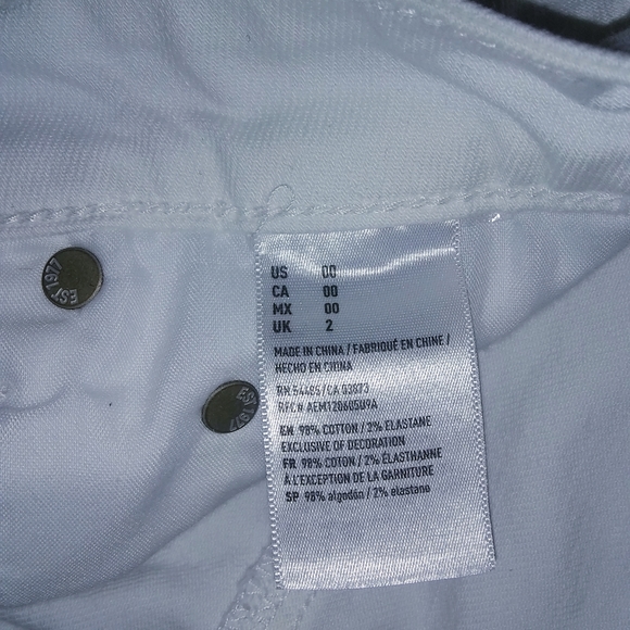 American Eagle white jean skirt - Picture 3 of 4